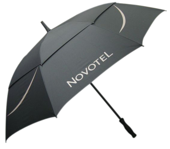 Black Novotel umbrella
