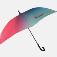 Ombre print on umbrella
