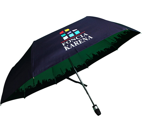 Telescopic Umbrella with Logo Print