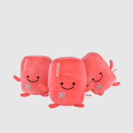 employee engagement ideas from Monzo caregiver gifts to new parents pink plushie toy