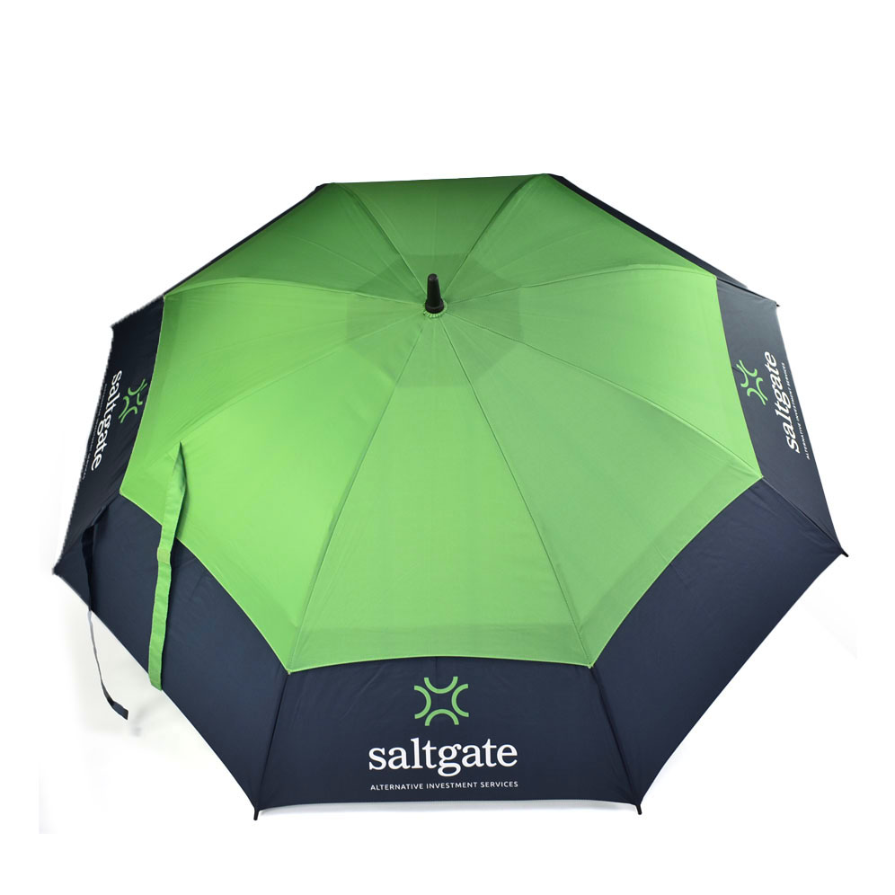 Stormproof custom vented golf umbrella