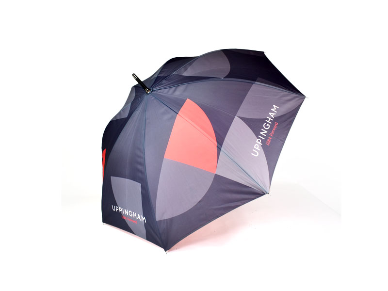 Custom printed umbrella for independent school fundraising